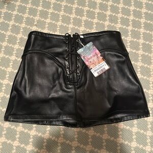 Revice Denim Encore Black Skirt XS